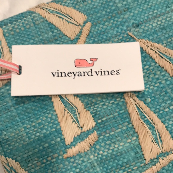 Vineyard Vines Handbags - Vineyard Vines Kayu envelope clutch Sailboat NWT